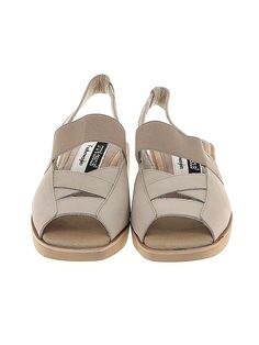 Andre Assous Sandals Size: 6 Shoes - used. No Fabric Content | Andre Assous Sandals: Tan Shoes - Size 6 Beige Synthetic T-strap Sandals With Round Toe, Casual Beige Slingback Sandals With Removable Insole, Beige Flat Sandals With Heel Strap, Beige Open Toe Synthetic Sandals, Casual Beige Sandals With Heel Strap, Beige Sandals With Cushioned Footbed And Open Heel, Beige Closed Toe Slingback Sandals With Cushioned Footbed, Beige Sandals With Medium Width And Round Toe, Beige Open Toe Sandals With Removable Insole