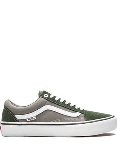 Green Low-top Custom Sneakers For Skateboarding, Green Low-top Sneakers For Skateboarding, Vans Custom Low-top Sneakers With Vulcanized Sole, Gray Canvas Sneakers With Vulcanized Sole, Green Low-top Skate Shoes With Contrast Sole, Green Sneakers For Skateboarding With Laces, Gray Lace-up Canvas Shoes With Rubber Sole, Green Sneakers For Skateboarding, Green Skateboarding Sneakers