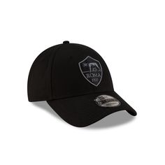 The AS Roma Black 9FORTY Snapback Hat features a black embroidered AS Roma shield at the front panels with an adjustable D-Ring closure at the rear. Black Logo Baseball Cap Six-panel, Black Logo Baseball Cap, Black Adjustable Logo Baseball Cap, Adjustable Black Baseball Cap With Logo, Adjustable Black Hats With Logo, Florida Panthers, As Roma, Vancouver Canucks, Anaheim Ducks