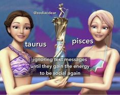 Pisces And Taurus Relationship, Taurus X Pisces, Taurus Images, Taurus Relationships, Taurus Pisces, Taurus Memes, Zodiac Signs Pictures, Pisces And Taurus