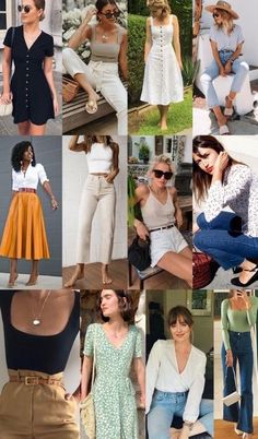 Kibbe Soft Classic Outfits Fashion Styles, Kibbe Soft Classic Outfits Summer, Classic Natural Style Outfit, Soft Chic Style, Soft Classic Fashion, Soft Classic Spring Outfits, Soft Classic Street Style, Soft Classic Summer Style, Soft Classic Outfit Ideas Summer