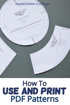 the instructions for how to use and print paper