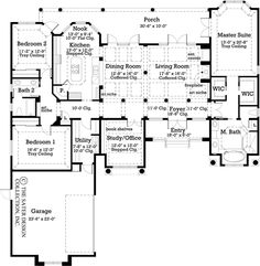 the floor plan for this house