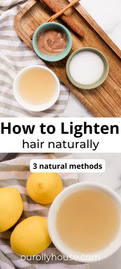 Hair Lightener Diy, Sun In Hair Lightener, Sun In Hair, Hair Lightening Spray, Lightening Dark Hair, Natural Hair Highlights, Hairstyles For Hot Weather