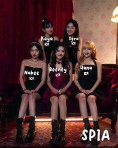 #ot5#kpop#gg#gb#nugu#spia#girlgroup#girlband#new#debut New Group Name, Girly Logo, Girls Group Names, Girls Group, Kpop Group, K Pop Music, Kpop Girl Groups, Bias Wrecker, Kpop Groups