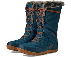 Casual Boots With Faux Fur Trim For Outdoor, Winter Boots With Plush Lining For Outdoor, Casual Outdoor Boots With Faux Fur Trim, Blue Waterproof Hiking Boots, Outdoor Boots With Faux Fur Lining, Winter Waterproof Boots With Faux Fur Lining For Outdoor, Columbia Hiking Boots Women, Hiking Boots Columbia, Blue Insulated Winter Boots