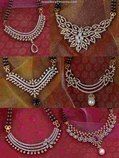 Mangalsutra Designs Diamond, Pendant Designs, Antique Gold Jewelry Indian, Gold Mangalsutra Designs, Gold Necklace Indian Bridal Jewelry