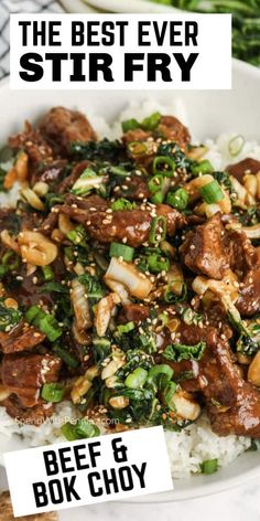 Bock Choy Recipes, Stir Fry Beef, Easy Beef Stir Fry, Beef Stir Fry Recipes, Recipe Beef, Beef And Broccoli, Fried Beef, Broccoli Beef