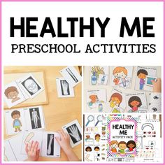 healthy me preschool activities and printables to help kids learn how to use them