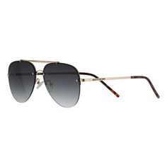 Casual Rimless Aviator Sunglasses For Summer, Modern Rimless Aviator Sunglasses With Uv Protection, Modern Rimless Aviator Sunglasses With Gradient Lenses, Chic Rimless Aviator Sunglasses With Tinted Lenses, Classic Rimless Aviator Sunglasses For Summer, Casual Rimless Sunglasses With Metal Frame, Everyday Aviator Sunglasses With Gradient Lenses, Rimless Shield Sunglasses With Gradient Lenses, Casual Rimless Aviator Sunglasses With Tinted Lenses