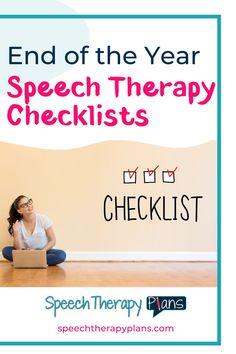 At the end of the school year do you find yourself scrambling for group therapy activities, trying to finish your data collection and finalize all of your IEP paperwork? If that is you, check out my end of the year, speech therapy checklists! This list of a few tasks will give you guidance for a couple of weekly activities to take you through the end of the school year without stress! | Speech Therapy Plans | End Of Year | Speech Therapy | SLP | Data Collection, End Of Year, I Feel Good, Therapy Activities, Speech Therapy