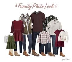 an image of family photo look with clothes