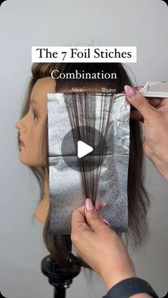 Micro Slice Highlights, Minimal Foil Placement, 10 Foils Highlights Placement, Foil Placement Techniques, Traditional Highlights, Ombre Hair Tutorial, Foil Placement, Foil Highlights, Open Enrollment