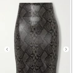 Nwt Commando Snake Effect Faux Leather Skirt. Stretchy Waistband, Slit In The Back. Body-Hugging Fit. Fully Lines Inside. All Tags Attached, Perfect Boutique Condition. Latex Skirt, Faux Leather Midi Skirt, Faux Leather Pencil Skirt, Faux Leather Mini Skirt, Leather Midi Skirt, Leather Pencil Skirt, Pencil Skirt Black, Midi Skirt Pencil, Black Midi Skirt