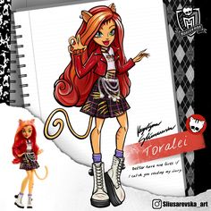 Toralei Monster High, Nine Lives, Anime Dolls, Character Design Animation