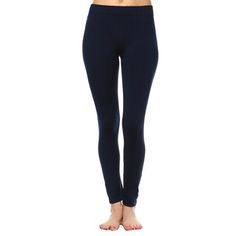 White Mark Women's Solid Leggings are perfect for your everyday wardrobe. They can be paired with a dress or top for a simple, casual look. Made from 100% polyester, these leggings are comfortable and soft against the skin. Size: One Size. Gender: female. Age Group: adult. Blue Stretch Leggings For Fall, Stretch Blue Leggings For Fall, Casual Blue Tights, Casual Blue Elastane Tights, Casual Footless Elastane Tights, Blue Full-length Comfort Stretch Leggings, Blue Comfort Stretch Full Length Leggings, Blue Elastane Leggings For Loungewear, Casual Blue Footless Leggings