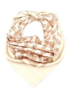 This lightweight silk scarf is detailed with the iconic Coach Horse and Carriage motif, which was first introduced in the 1950s. It features the Coach Badge and is finished with a solid border. | COACH Women's Horse & Carriage Silk Square, Ivory Luxury Beige Scarf For Formal Occasions, Luxury Beige Formal Scarf, Cream Silk Scarf For Formal Occasions, Formal Beige Silk Scarf For Spring, Formal Beige Silk Scarf, Luxury Cream Silk Scarf, Classic White Silk Scarf For Formal Occasions, Classic White Silk Scarf, White Classic Silk Scarf