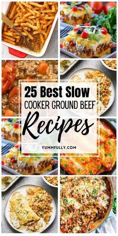 Transforming humble ground beef into culinary magic, the best slow cooker ground beef recipes deliver amazing flavor with minimal effort, making dinners a breeze. From hearty chili to savory bolognese, these recipes prove that slow and steady wins the race to a satisfying meal. Slow Cooker Cowboy Beans, Slow Cooker Ground Beef Recipes, Ground Beef Crockpot Recipes, Slow Cooker Ground Beef, Healthy Beef Recipes, Slow Cooker Recipes Beef, Hearty Chili, Best Crockpot Recipes, Slow And Steady