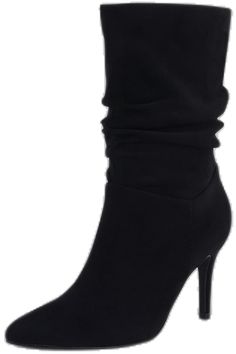 Slouchy Boots, Suede High Heels, Boots Suede, Mid Calf, High Heel, High Heels, For Free, Slip On, Collage