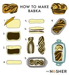 how to make baka with the instructions for making it in english and french, including bread