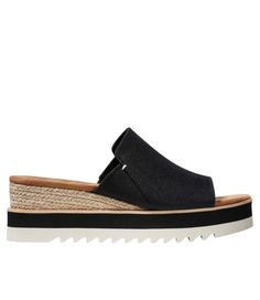 Casual Synthetic Mules With Wedge Heel, Casual Slides With Removable Insole And Wedge Heel, Casual Wedge Heel Platform Mules, Casual Platform Mules With Wedge Heel, Casual Platform Wedge Heel Mules, Casual Wedge Heel Platform Slippers With Cushioned Footbed, Casual Slide Wedge Sandals With Platform, Casual Wedge Slide Sandals With Platform, Casual Platform Slide Wedge Sandals