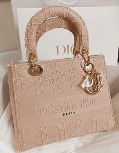 Christian Dior Bag, Mode Rose, Fake Designer Bags, Dream Bag, Luxury Bags Collection, Jordan Outfits, Embroidered Canvas, Girly Bags