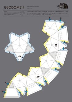 the diagram shows how to make an origami heart with instructions for each section