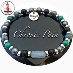 Chronic Pain Relief Energy Healing Crystal Reiki Gemstone Bracelet