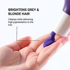 What it DoesFor grey & blonde hairSulfate, gluten, soy and paraben-free cleansingBrightens grey and blonde hairHighly pigmented; the most effective toning shampoo on the marketAn innovative blue-violet pigmented shampoo to enhance blonde and grey hair while neutralizing yellow to brassy tonesDuring the original formulation, FDNC violet #2 is commonly used in other blonde-toning shampoos/conditioners. LOMA's Violet Shampoo and Conditioner is much more effective in toning and neutralizing war… Blonde And Grey Hair, Violet Shampoo, Grey Blonde Hair, Professional Hair Tools, Grey Blonde, Hair Elixir, Toning Shampoo, Hair Cleanse, Wax Hair Removal