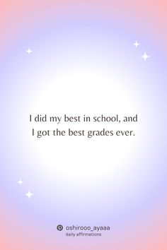 the quote i did my best in school, and i got the best graduation ever