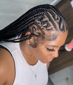 Cornrows With Box Braids, Girls Hairstyles Braids, Hair Ponytail Styles