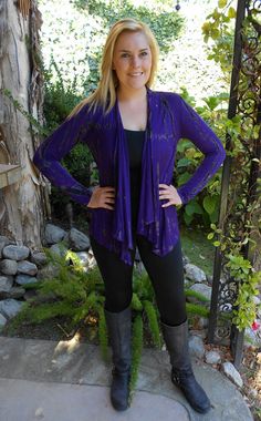 Women's Cardigan, Cardigans, Tie Dye, Cardigan, Tie Dye Clothing,  Rayon Cardigan, Rich Purple with Tie Dye Clothing, Plus Size Cardigan, Tie Dye Cardigan, Black Tunic Tops, Fall Fashion 2016, Tie Dye Outfits, Plus Size Cardigans, Tie Dye Maxi, Rich Purple