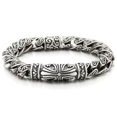 PRICES MAY VARY. Retro Style Tribal, Mens Antique Silver Color Steel Cross Charm Link Chain Bracelet Spring Clasp Metal: Stainless Steel Finishing: Satin and Blackened Dimension: Chain Length: 22CM(8.66"); Chain Width: 1CM(0.39"); Weight: 96.2g Package: Jewelry Box with Brand Name COOLSTEELANDBEYOND *Condition: 100% brand new
*Code: MB-3587-1877
*Metal: Stainless Steel
*Finishing: Satin and Blackened
*Dimension: Chain Length: 22CM(8.66"); Chain Width: 1CM(0.39")
*Weight: 96.2g
*Package: Jewelry Package Jewelry, Spring Bracelet, Steel Cross, Link Chain Bracelet, Cross Charms, Link Chain, Chain Lengths, Chain Length, Chain Bracelet