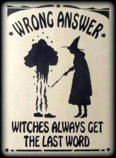 Witch Humor, Мотоциклы Harley Davidson, Which Witch, Witch Quotes, Pagan Witch, Witch Magic, Halloween Day, The Last Word, Theme Halloween