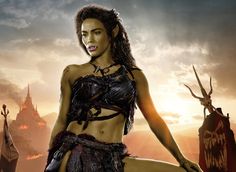 Garona Warcraft, Warcraft Film, World Of Warcraft Movie, Female Orc, Warcraft Movie, Legendary Pictures, Paula Patton, Black Actresses, Science Fiction Film