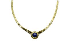 This is a unique necklace Designed and Made in Greece and not a copy from other designers, produced by our family of goldsmiths with experience for over 70 years. The beauty of Greek jewelry, completely handcrafted in Greece with the old-fashioned way, is omnipresent. An outstanding 14k solid gold necklace remains a classic and elegant choice for everyone. Bold and traditional, you will not take your eyes over off. Neither will your friends! High Quality Handmade Greek jewelry! ★Dimensions : (US Classic Yellow Gold Lapis Lazuli Jewelry, Classic Yellow Gold Jewelry With Lapis Lazuli, Classic Lapis Lazuli Yellow Gold Jewelry, Classic Yellow Gold Necklaces With Cabochon, Formal Lapis Lazuli Necklaces, Formal Lapis Lazuli Round Necklace, Formal Round Lapis Lazuli Necklaces, Yellow Gold Lapis Lazuli Round Necklace, 14k Gold Cabochon Necklace