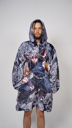 Introducing our anime Oversized Sherpa Hoodie Blanket , the ultimate combination of comfort and kawaii awesomeness. Made with soft, fluffy material and features your favorite anime characters on the front, so you can rep your love for anime while staying warm and cozy. Don't settle for a boring old blanket or a generic hoodie, step up your anime-merch game with our anime Oversized Sherpa Hoodie Blanket . The giant, one-size-fits-all dimensions stay the same and it's lightness makes it perfect fo Red Cloud, Sherpa Hoodie, Personalized Gifts For Kids, Hoodie Blanket, Hoodies For Sale, Soft Flannel, Step Up, Stay Warm, One Size Fits All