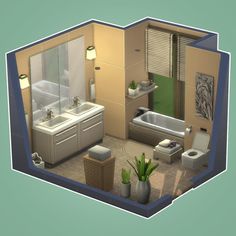 Sims 4 Pack, Sims 4 Loft, Casas The Sims Freeplay, Sims 4 Houses Layout, Sims Freeplay Houses, Sims Free Play, Sims 4 Bedroom, Sims 4 House Plans