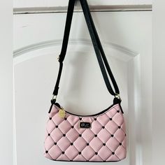 Brand New Pink Heart Betsy Johnson Purse With Crossbody Strap. Betsy Johnson Purses, Betsy Johnson, Crossbody Strap, Pink Heart, Dream Closet, Crossbody Bags, Award Winning, Cute Outfits, Bag Lady