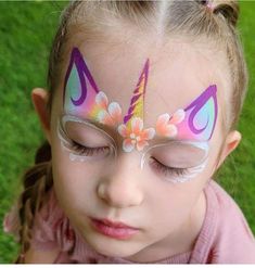 Face Paint Line Busters, Unicorn Face Paint Easy Step By Step, Face Paint Unicorn Easy, Truck Face Paint, Face Painting Ideas For Kids Easy, Facepainting Ideas Kids, Easy Kids Face Painting Ideas, Kids Face Paint Ideas, Fast Face Painting Designs