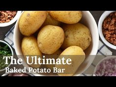 the ultimate baked potato bar recipe