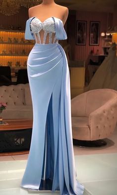 Split Prom Dresses, Mermaid Sweetheart, Long Sleeve Evening Gowns, Evening Dresses Short, Looks Party, Prom Dresses Online, فستان سهرة, Formal Dresses For Women