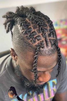 Cornrows Men, Twisted Hair, Dreadlock Hairstyles For Men