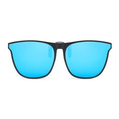 Mirror Blue Flip Up Clip On Sunglasses features UV protection quality, allowing you to wear them while driving and fishing. It is available in various classic colors that make them look good on anything you wear. These glasses offer safety and fashion at the same time. You can style it with any attire of your choice. Specifications: Feature: Polarized Sunglasses Color: Photochromic, Grey, Jasper, Night Vision, Jasper, Silver Style: Driving, Fishing Function: UV Protection Weight: 9.00g Style1: polarized clip sunglasses Style2: photochromic sunglasses Style3: glasses for night driving Style4: clip sunglasses men Style5: flip lens sunglasses Style6: flip up sunglasses Style7: Fishing Sunglasses Style8: big clips Trendy Blue Shield Sunglasses For Outdoors, Blue Plastic Shield Sunglasses With Polarized Lenses, Blue Polarized Plastic Shield Sunglasses, Blue Plastic Shield Sunglasses With Uva Protection, Light Blue Mirrored Sunglasses For Beach, Blue Aviator Sunglasses With Anti-reflective Coating For Outdoor, Blue Plastic Sunglasses With Uva Protection, Blue Wayfarer Shield Sunglasses With Gradient Lenses, Trendy Blue Aviator Sunglasses With Anti-reflective Coating