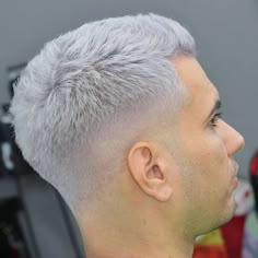 Grey Hair Color Men, Silver Hair Men, Grey Hair Dye, Grey Hair Men, Mens Hair Colour, Men Hair Color, Silver Hair Color, Temporary Hair Color