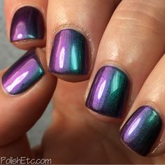 Iridescent Exposure Multichrome Nail Polish by Kbshimmer Etsy Irridescent Nails, Nails Painting, Lavender Nail Polish, Iridescent Nail Polish, Purple Chrome Nails, Chrome Nail Polish, Nagellack Trends, Lavender Nails, Nagel Tips