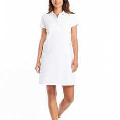 New With Tags Nautica Women's Easy Classic Short Sleeve Stretch Cotton Polo Dress Size Xl White 96% Cotton, 4% Elastane Machine Wash Button Closure Ribbed Collar, 5-Button Placket Short Sleeves Cute Outfits For School, Cotton Polo, Polo Dress, School Outfits, Button Placket, Stretch Cotton, Colorful Dresses, Cute Outfits, Short Sleeves