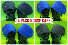 5 Reasons To Buy A Pack Of Dental Surgical Scrub Cap with Buttons Ear Savers From Super10 Textiles Suitable for doctors, nurses, lab techs, pharmacists, veterinarians, students, physician assistants, nurse practitioners, surgeons, dentists, pathologists, pediatricians, obstetricians, radiologists, physical therapists, office managers, teachers, hygienists, aestheticians -- the list goes on. Any order of 4 or more tooth print scrub caps will be upgraded to Priority shipping free of charge. We hav Dental Caps, Hair Scrub, Nurse Cap, Women Long Hair, Women Nurse, Cap Women, Nursing Cap, Surgical Hats, Scrub Caps Surgical