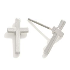 These silver Dainty Metal Cross Stud Earrings add a subtle touch of elegance to any outfit with their delicate size of approximately .5" L. Crafted with high-quality materials, these earrings are perfect for those looking for a stylish and timeless accessory. A must-have for any jewelry collection. Cross Stud Earrings, Cross Earrings Studs, Metal Cross, Timeless Accessories, Metal Earrings, Phone Numbers, Metallic Silver, Gold Metal, Silver Gold