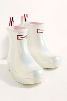 Hunter Play Boots, Rain Day Outfit, Short Hunter Boots, Hunter Ankle Boots, Cute Rain Boots, Short Rain Boots, Ankle Rain Boots, Rain Shoes, Hunter Rain Boots